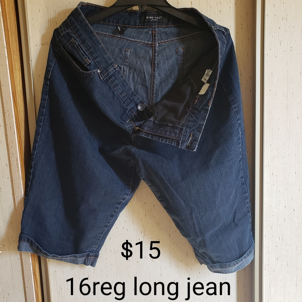 Nine West Dark Blue Jean Shorts